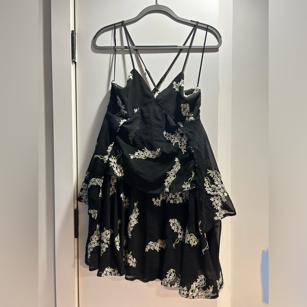 Floral Strappy Mini Dress